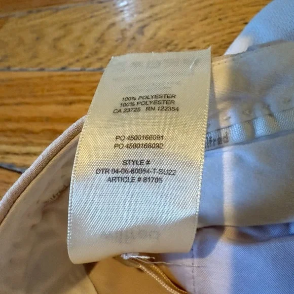 Wilfred Aritzia High Rise Pleated Wide Leg Trouser Pants Womens Size 12 Ivory - Picture 8 of 15